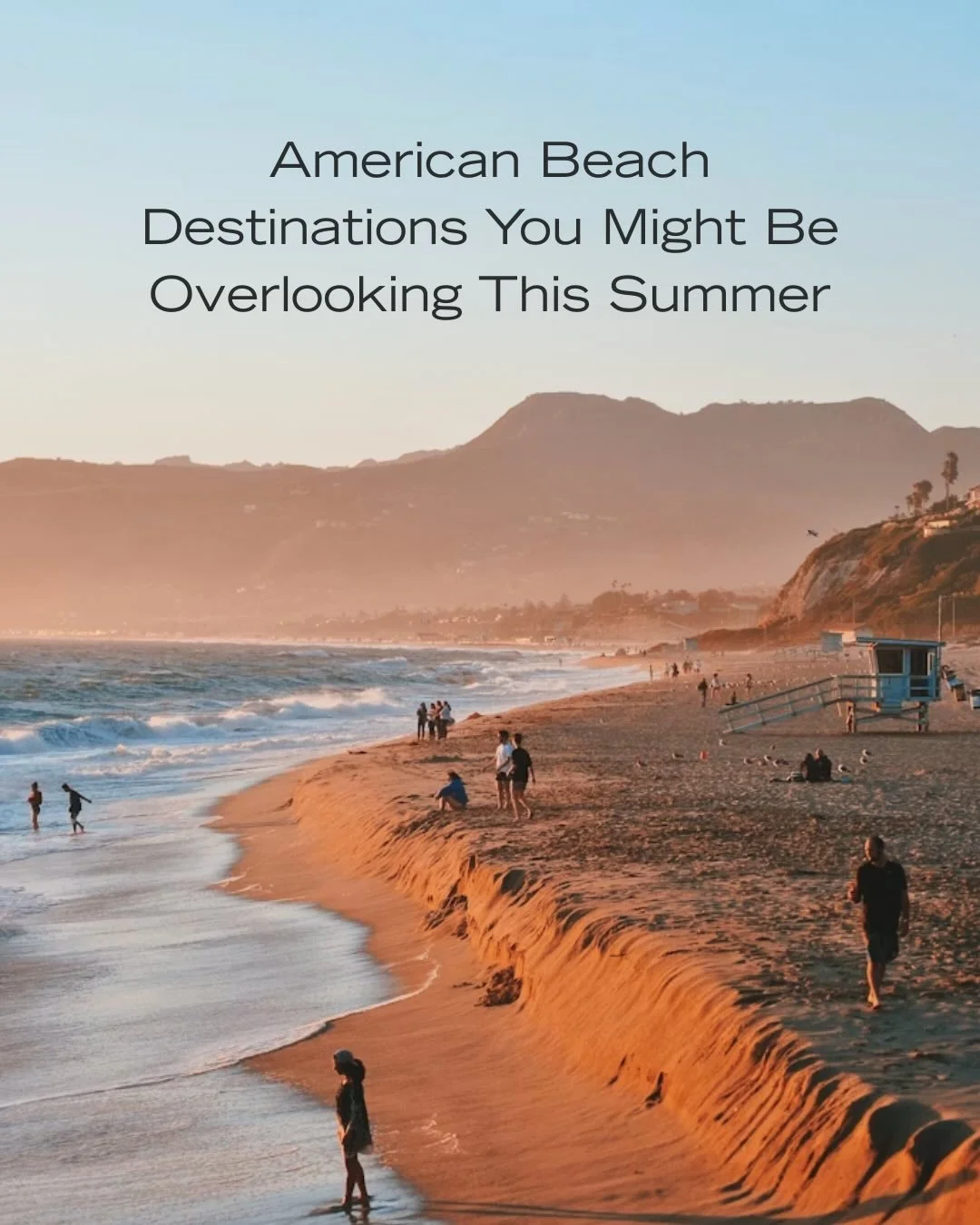 Not every great beach vacation requires a flight to the Mediterranean. 🌊

Whether you&rsquo;re looking for New England charm, laid-back Southern coastlines, or dramatic West Coast scenery, these are a few American beach destinations worth considerin