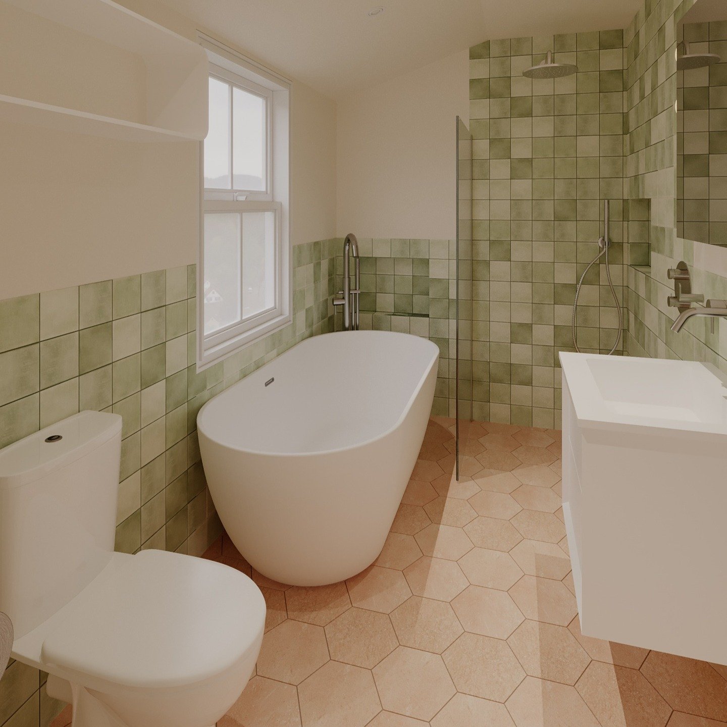 Keeping it simple, natural, and calming. Just the way we like it.

Tiles: @claybrookstudio 

#BathroomDesign #BathroomInspo #BathroomGoals #BathroomRenovation #DreamBathroom #BathroomStyling #ModernBathroom #HomeRenovation