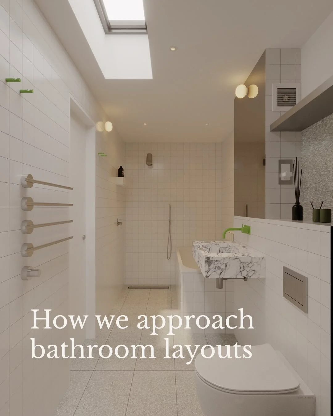 A well-planned layout is the foundation of a successful bathroom.

Before materials are considered, we focus on how the space will function and flow.

If you&rsquo;re planning a renovation, we&rsquo;d be happy to talk through your project.

#bathroom