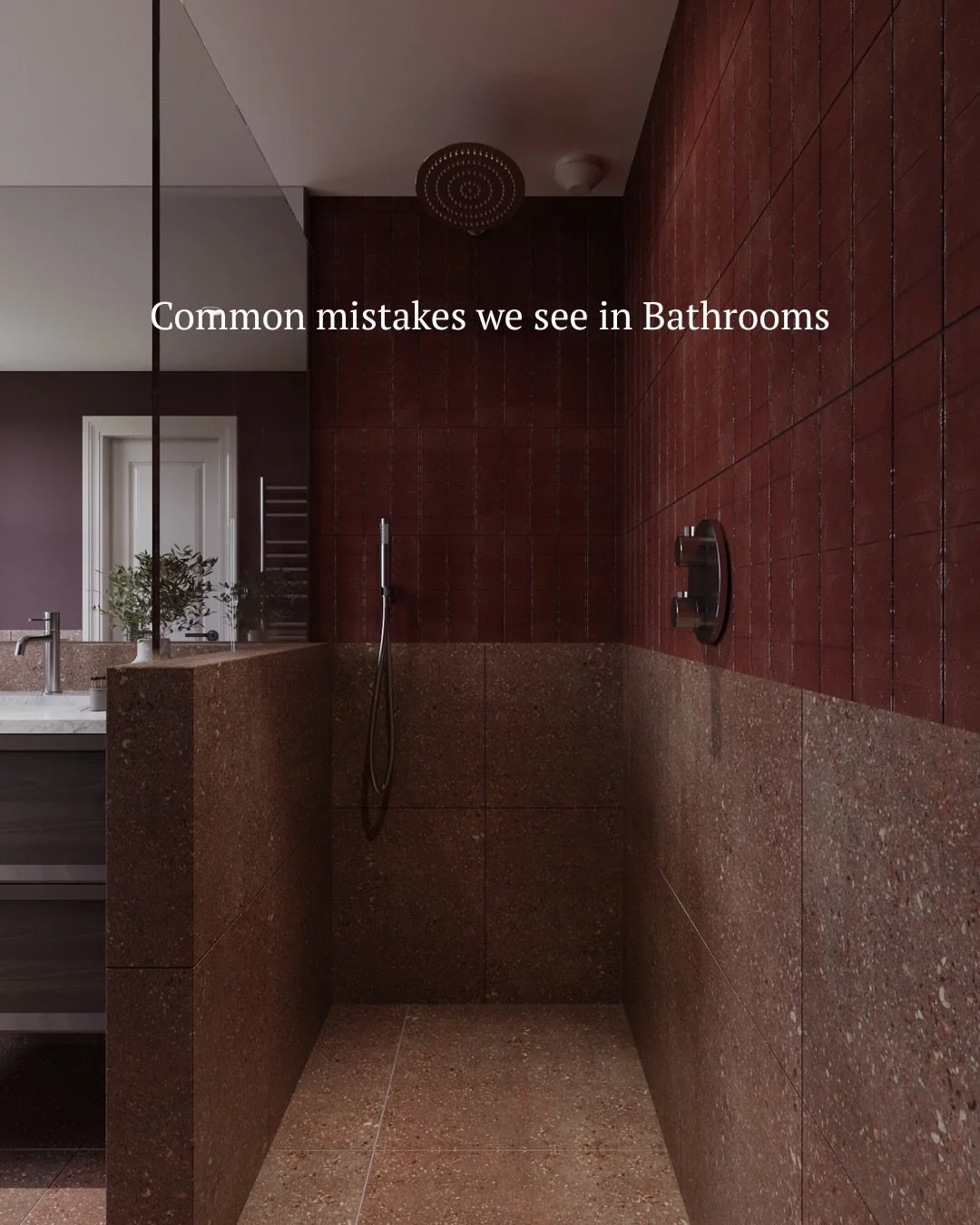 Most bathroom renovations go wrong before they even begin.

Not because of budget. Not because of materials.

Because the layout was never properly considered.

We see it all the time - too much squeezed in, no storage, lighting as an afterthought.

