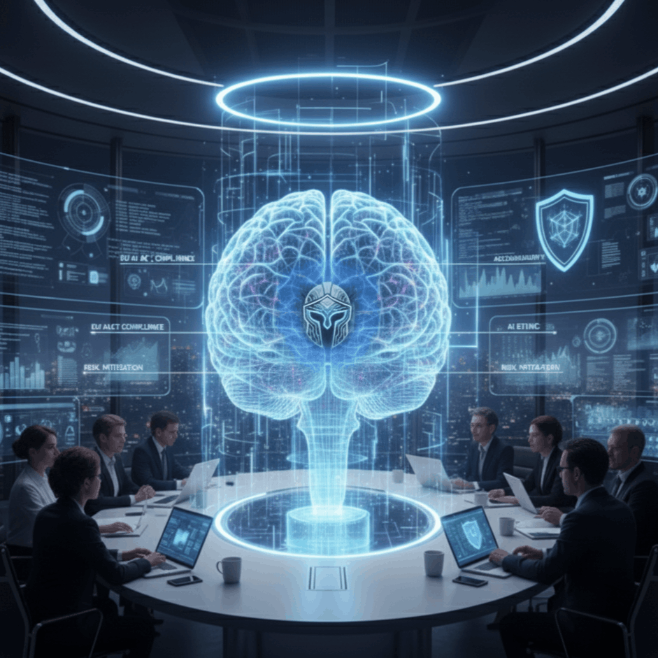 Forculus AI Governance service ensures ethical AI implementation, risk mitigation, and EU AI Act compliance for businesses.