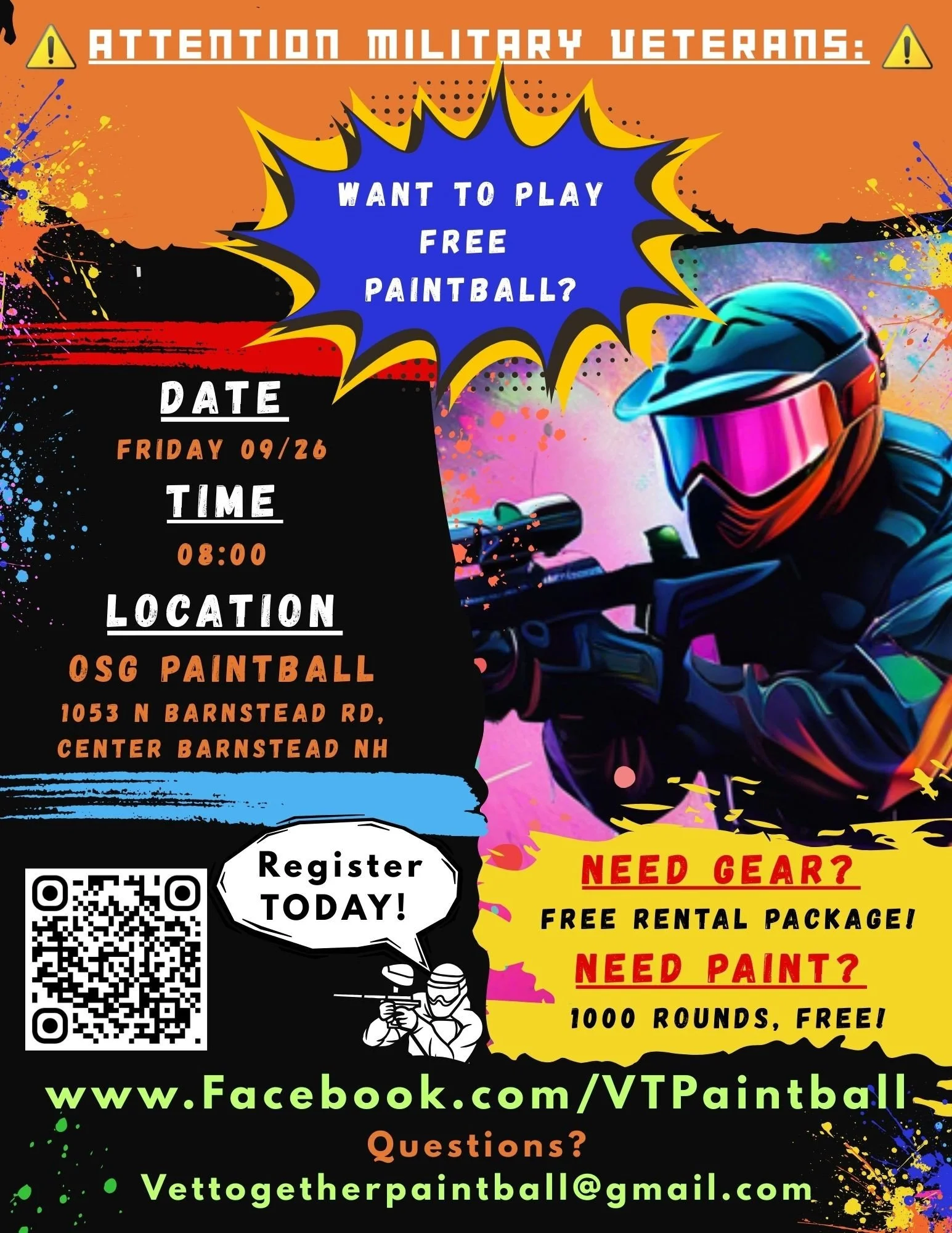 Vet Together Paintball (09/26/2025)