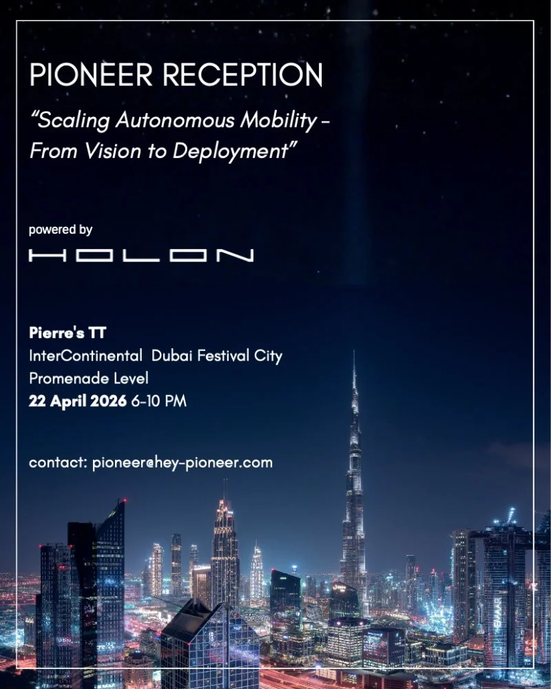 PIONEER Reception "Scaling Autonomous Mobility - From Vision to Deployment" - powered by HOLON