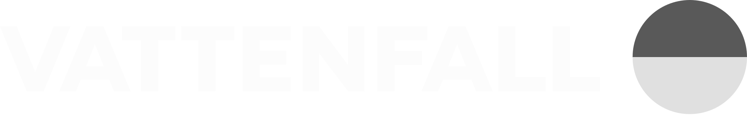 Vattenfall logo with black and gray circle