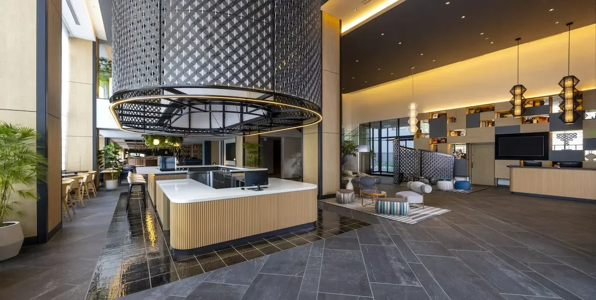 the lobby in novotel nara