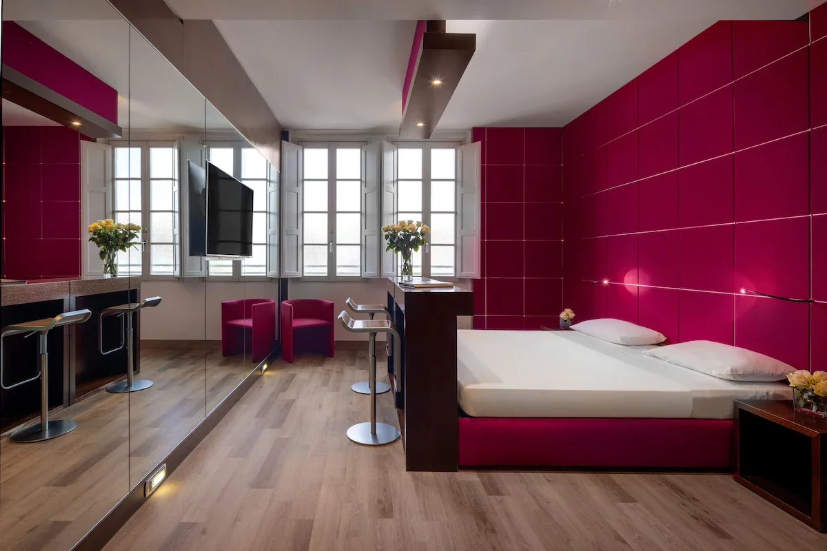 una hotel vittoria firenze bed room