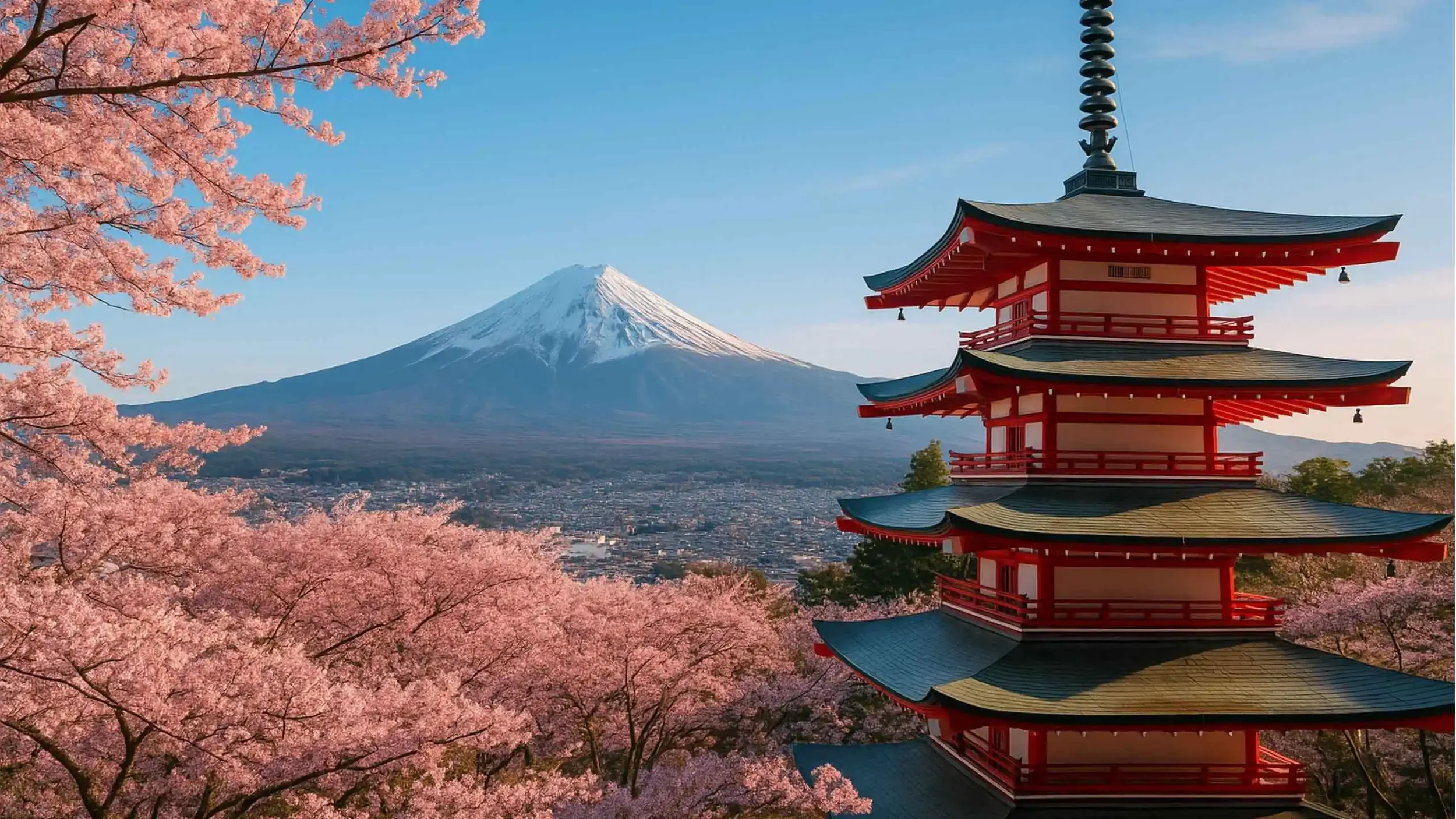 Traditional Japan view.