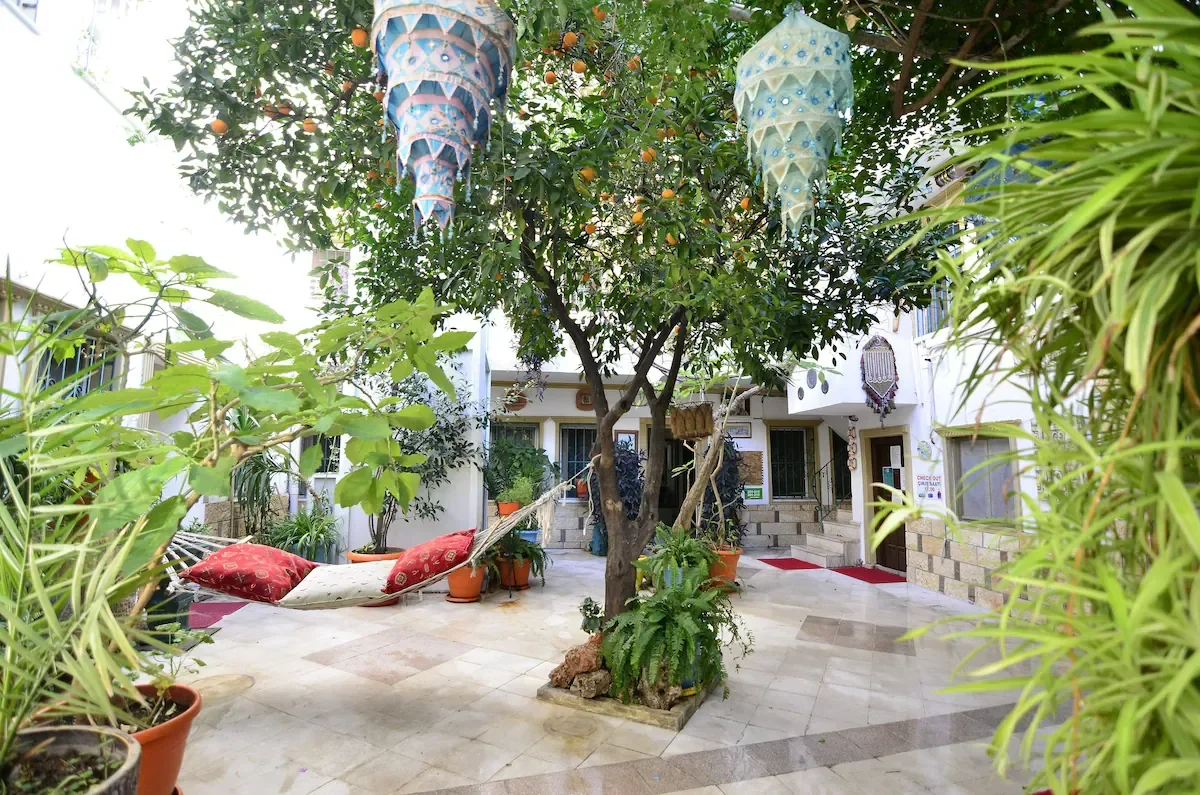 common area in sevin hotel in bodrum