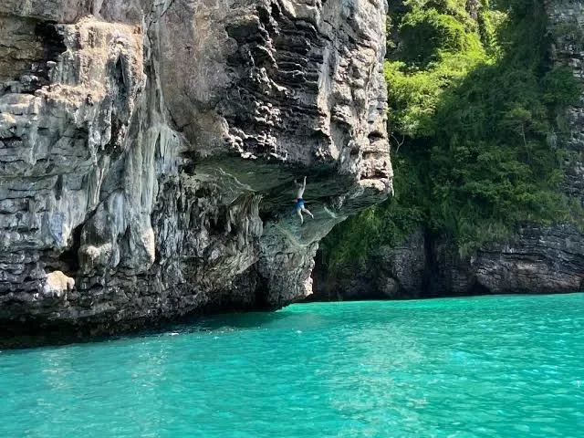rock climbing