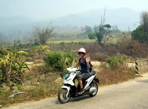 Renting a scooter