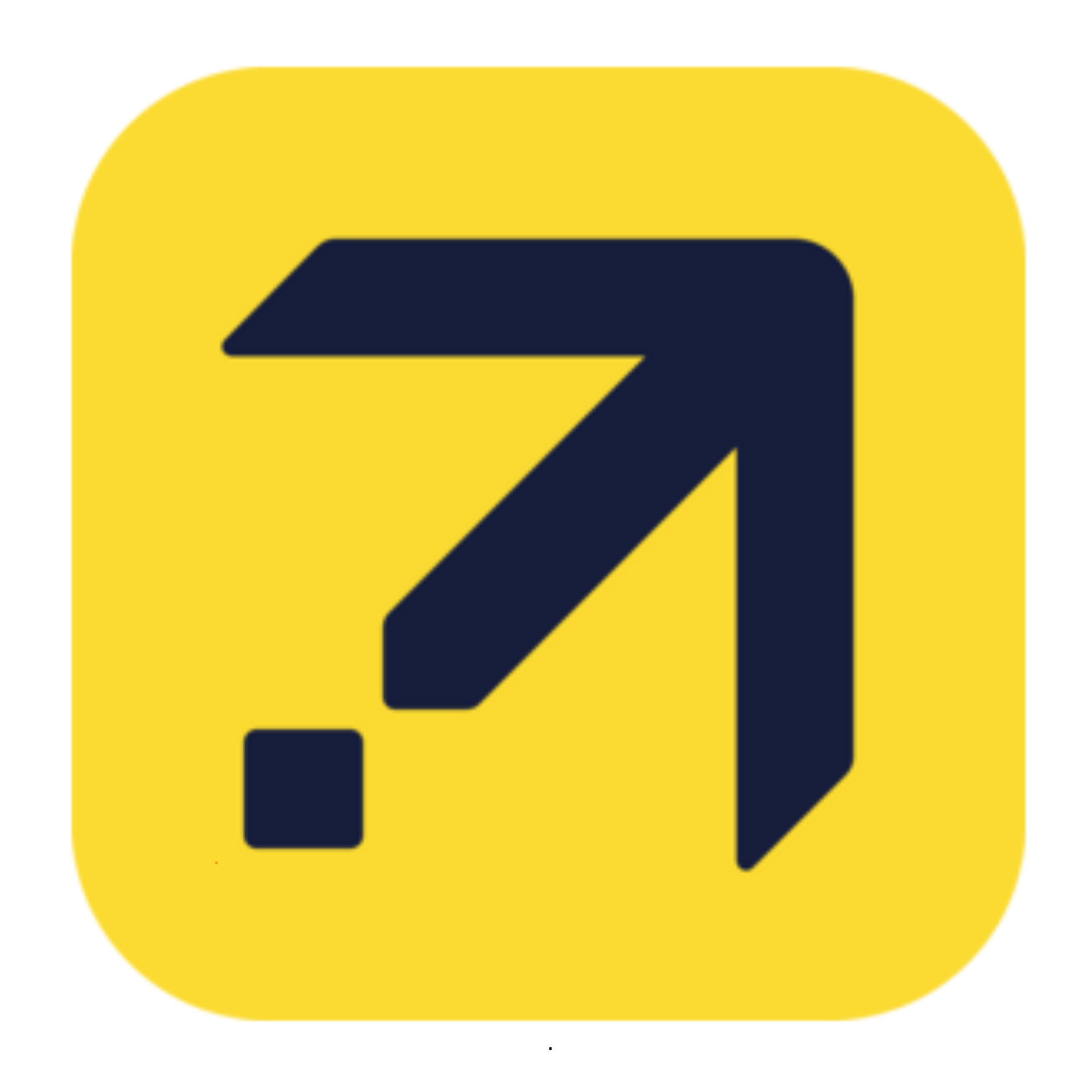 Yellow television screen icon with two black arrows pointing in opposite directions.