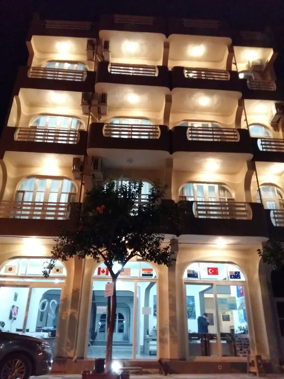 the exterior of nicea hotel