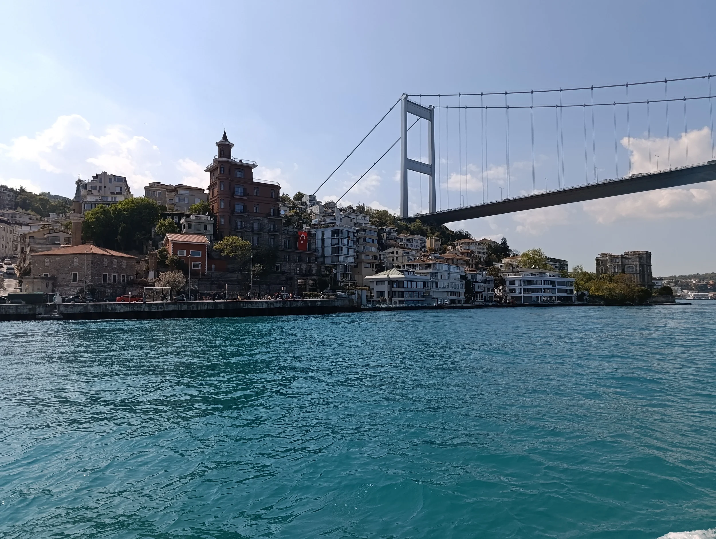 the bosphorus cruise and the sightseeing of bosphorus bridge.