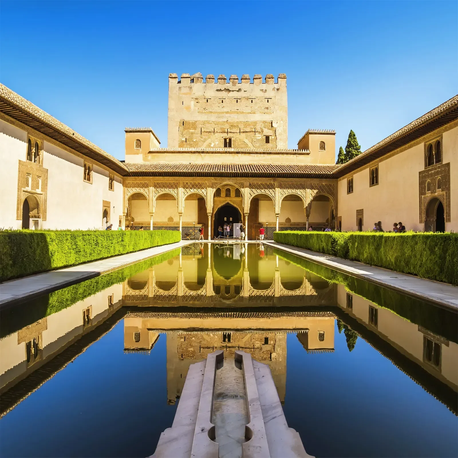 the alhambara exterior in granada