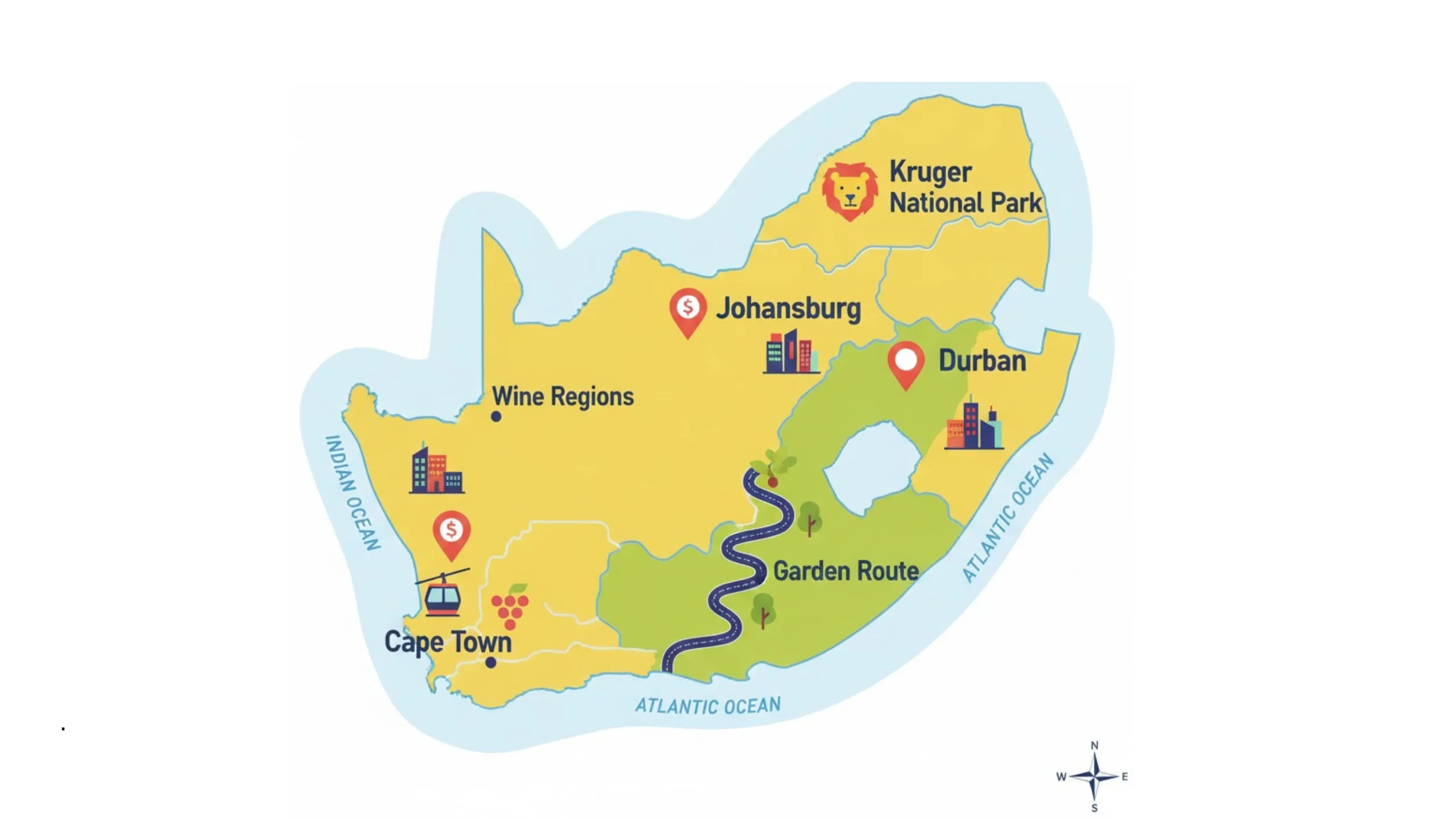 south africa map
