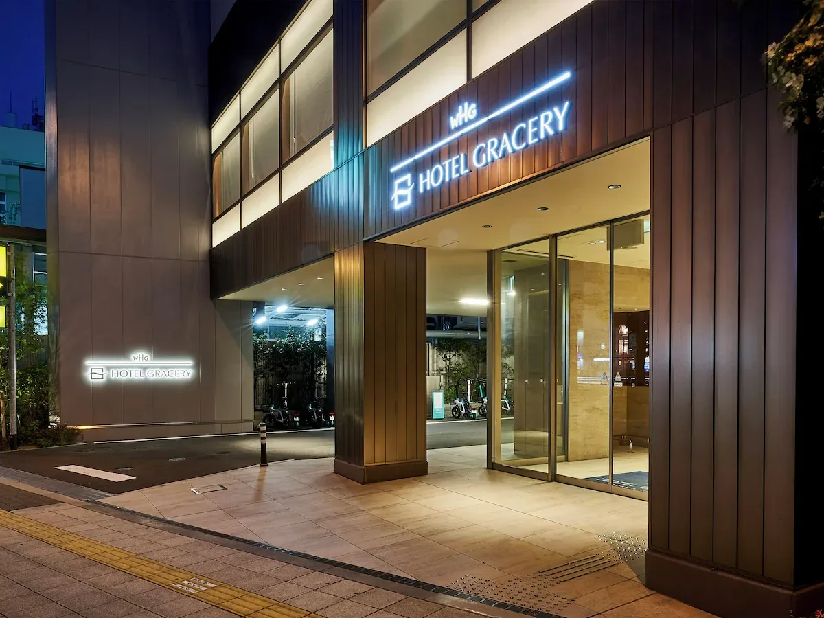 the exterior of gracery osaka hotel