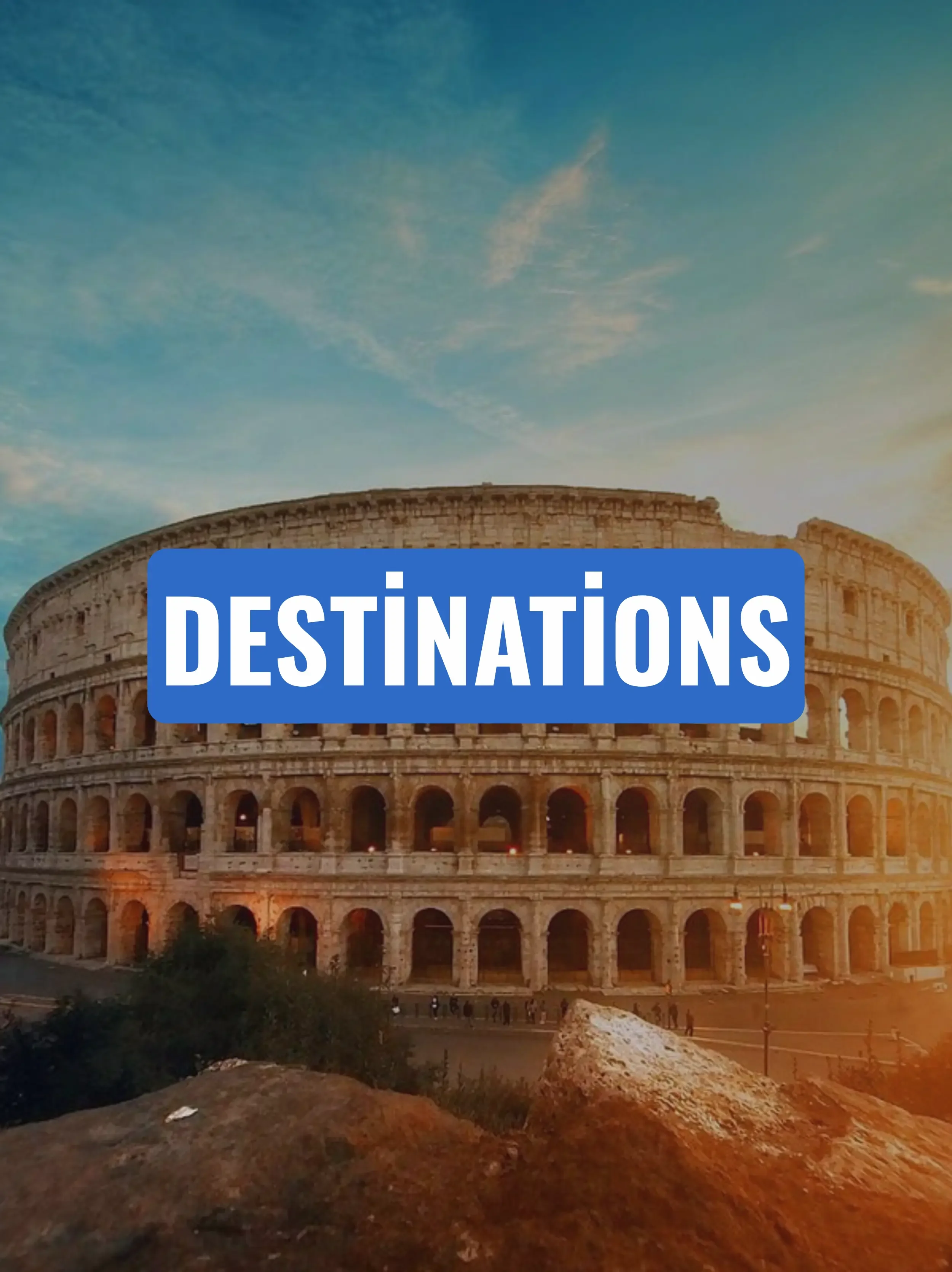 Rome historical monuments view.