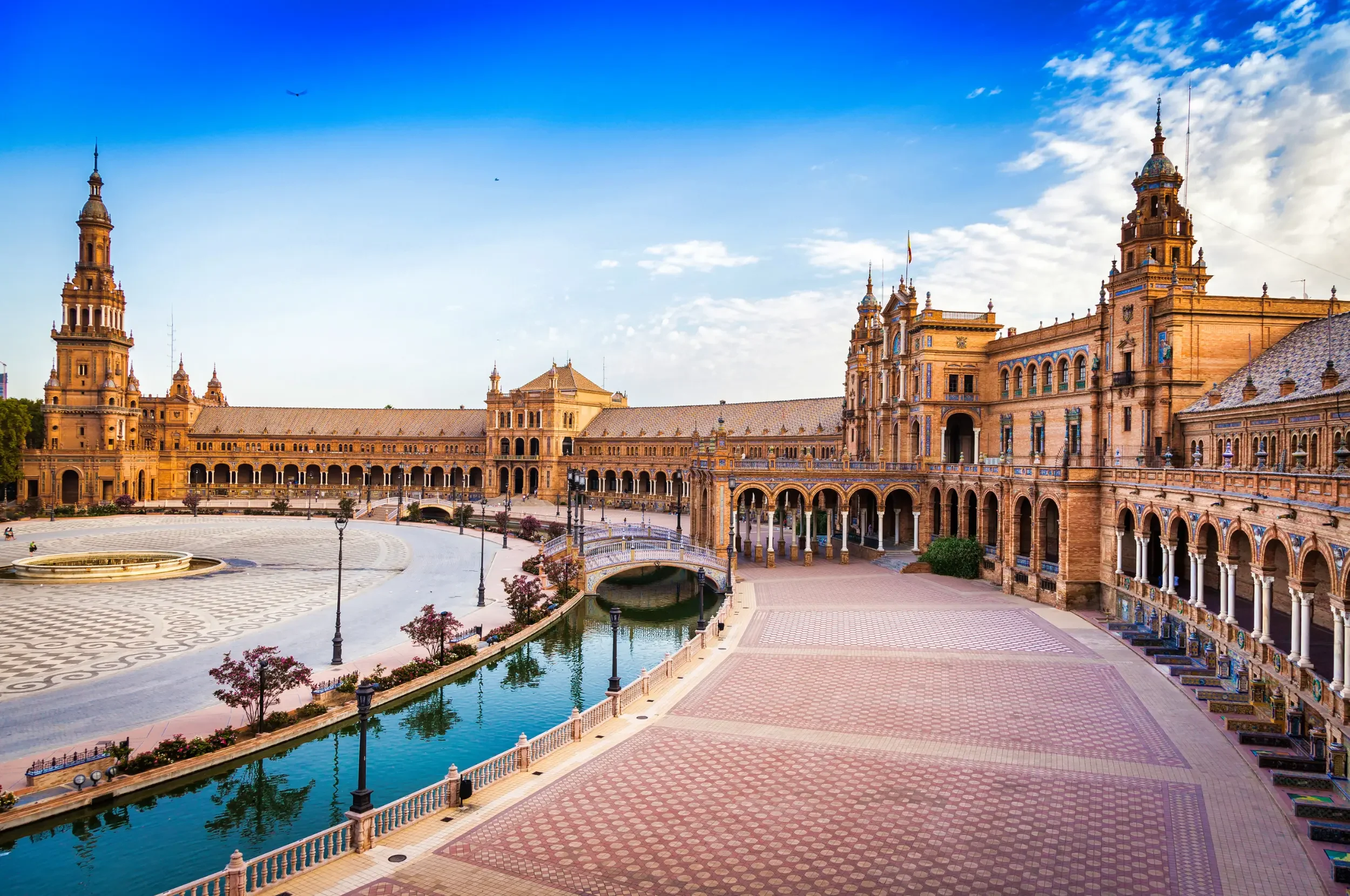 background of one of spain cities.