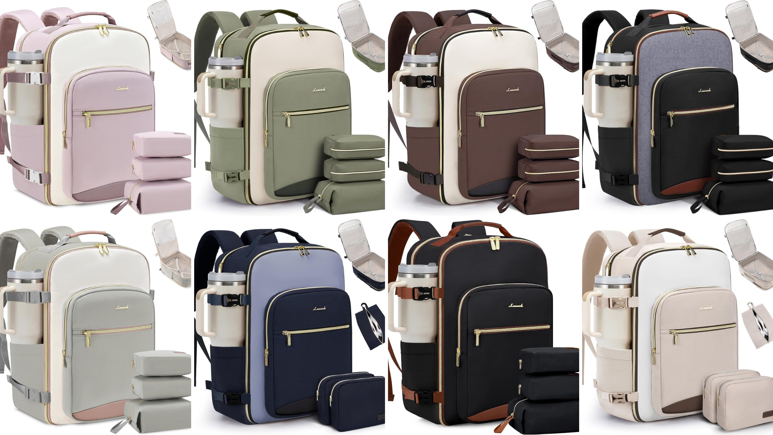 Smart travel essentials including carry-on travel backpack, packing cubes, and travel gadgets for stress-free trips