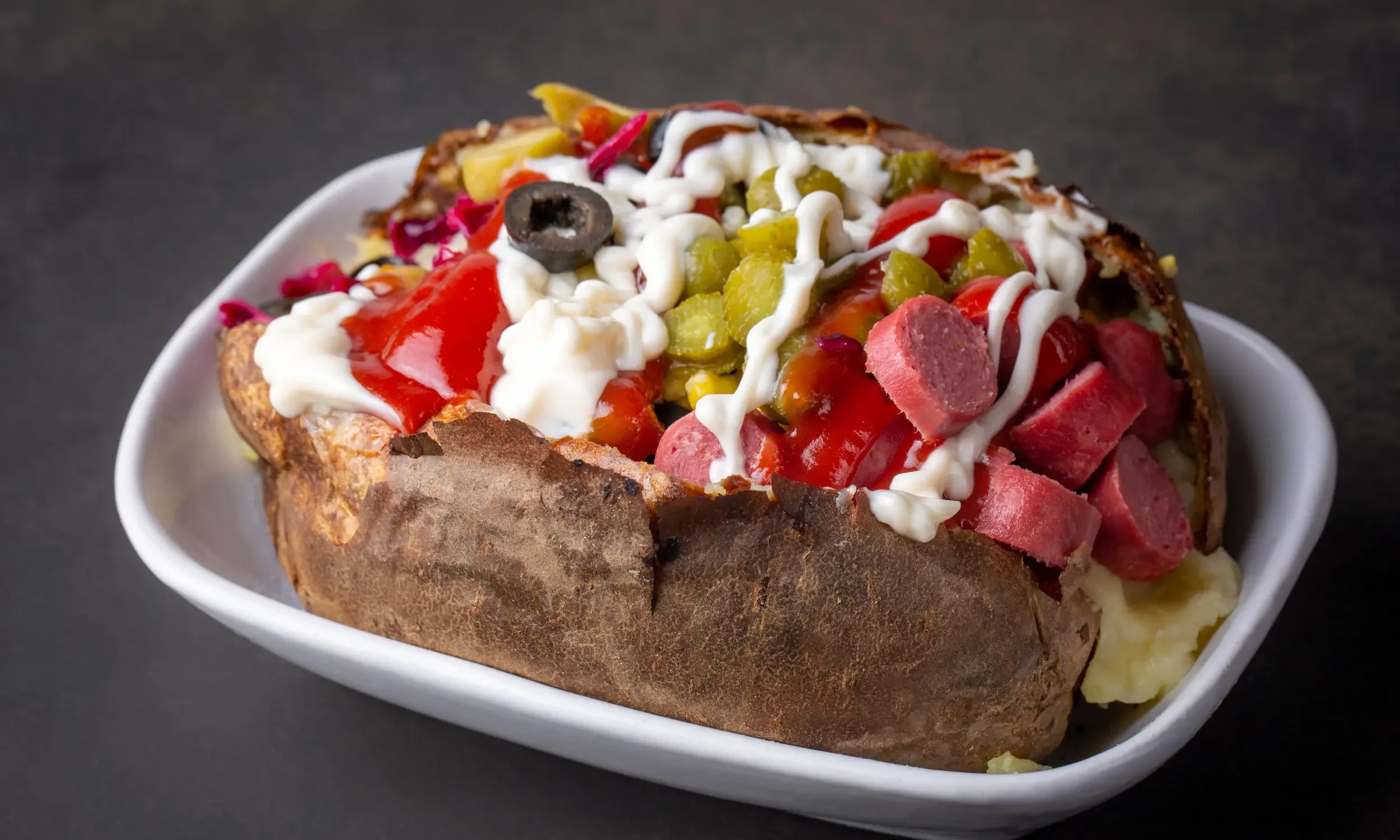 stiffed baked poptato kumpir turkish street food