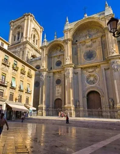 the exterior in granada cathedral