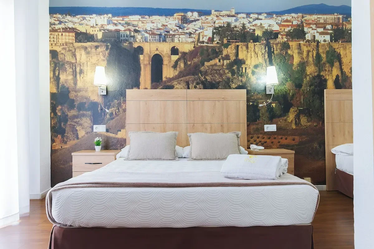 bed room in hotel el tajo