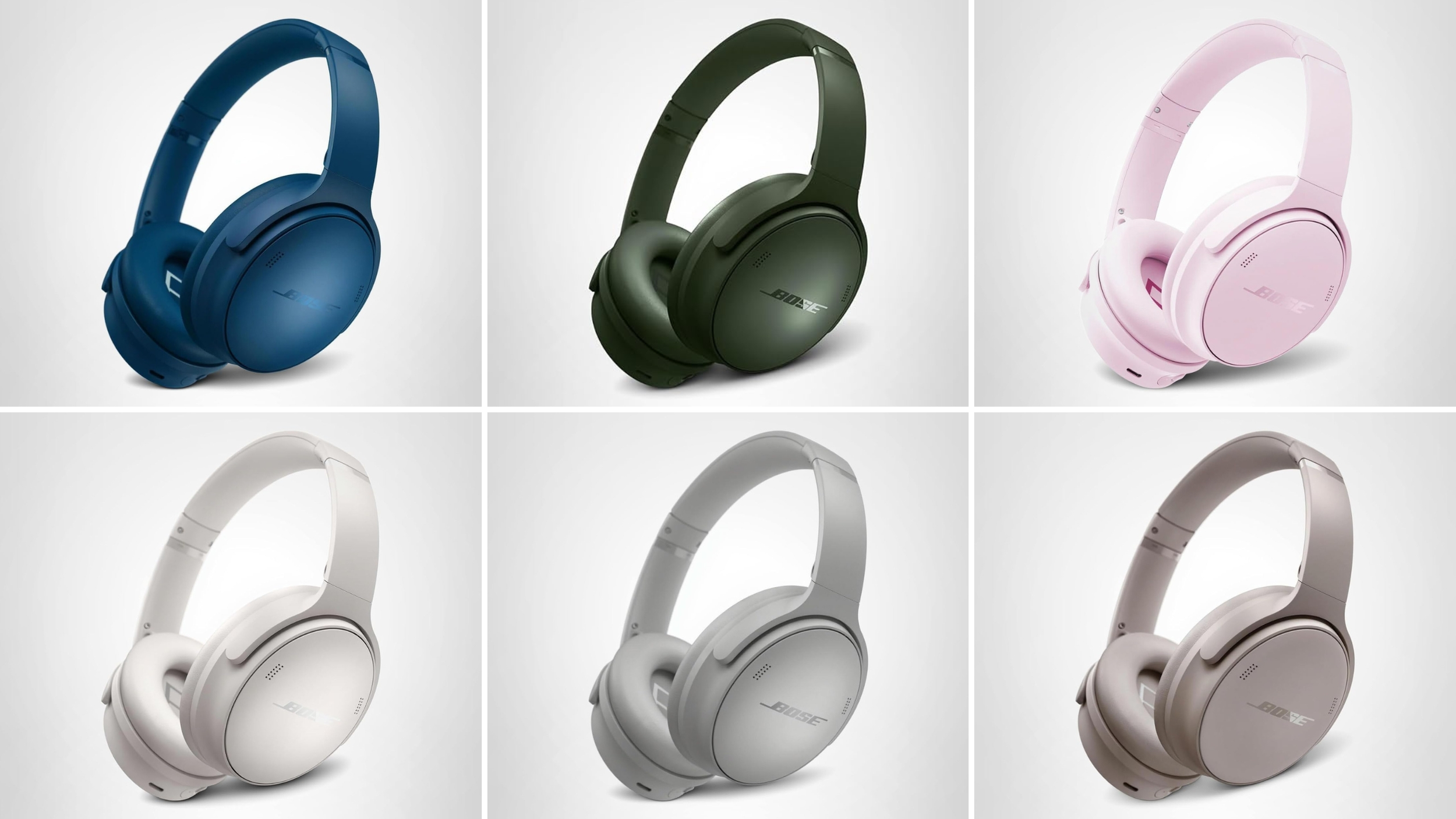 Trending travel gadgets including noise-canceling headphones and portable charger for flights