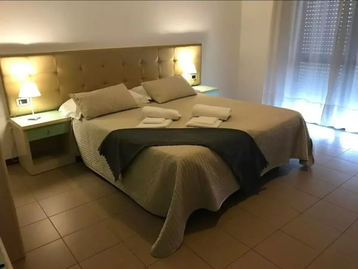 the bed room in residence viale venezia