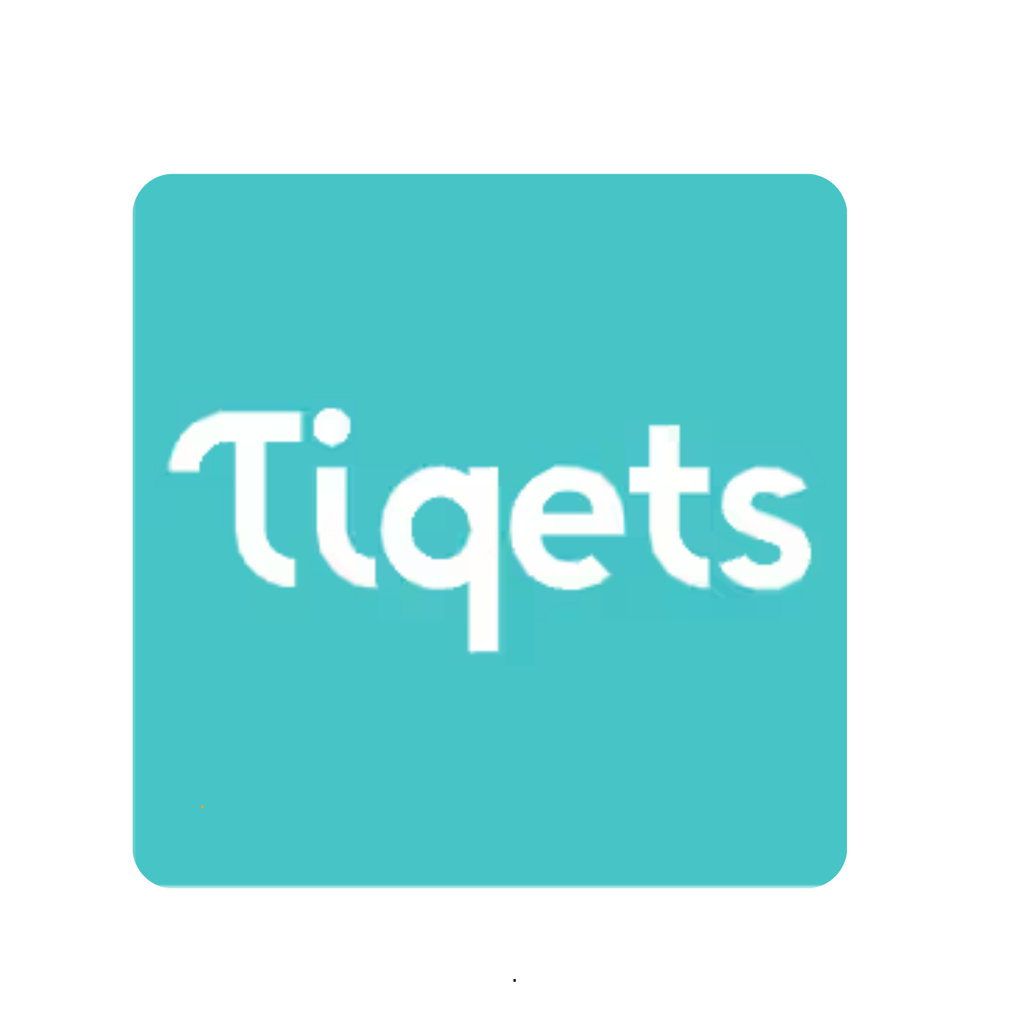 A graphic with a teal background features the Microsoft Teams logo at the top, followed by the word 'Tickets' in large, white text.