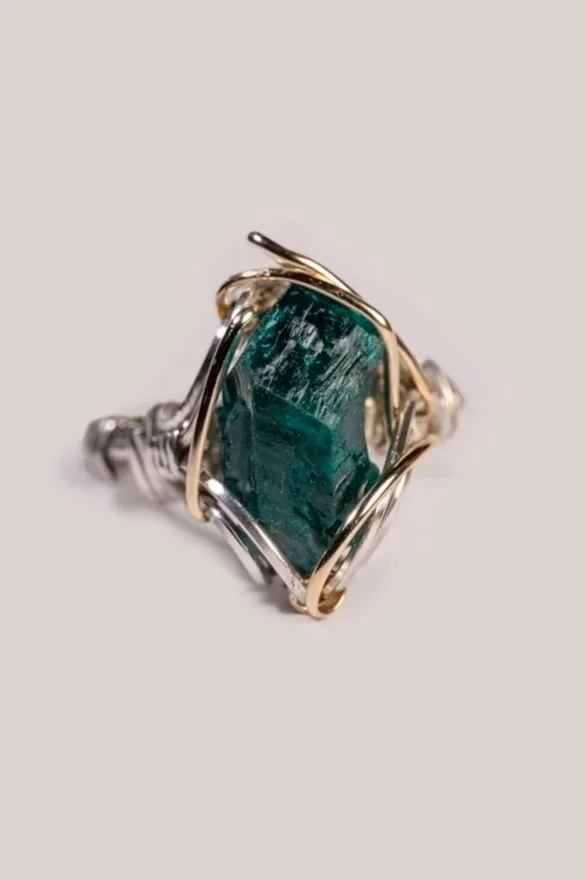 Dioptase Ring