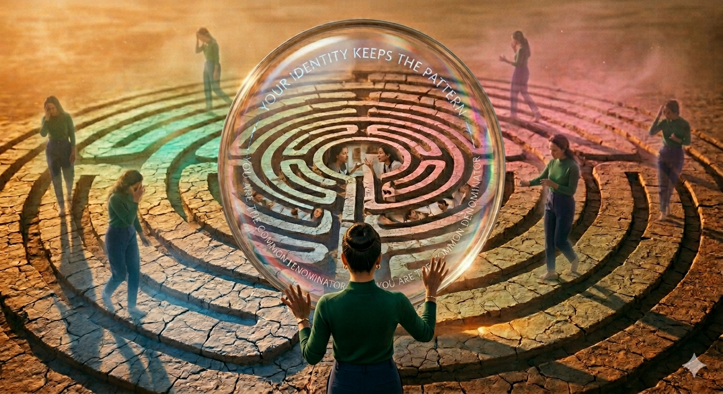 Why You Keep Attracting the Same Lessons (And How to Stop Outrunning Your Truth)