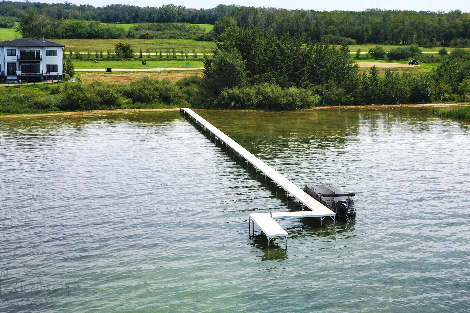 Private Dock Access in Sylvan Lake Alberta with the purchase of a home in twin rose estates