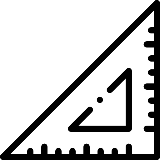 Icon eines Geodreiecks
