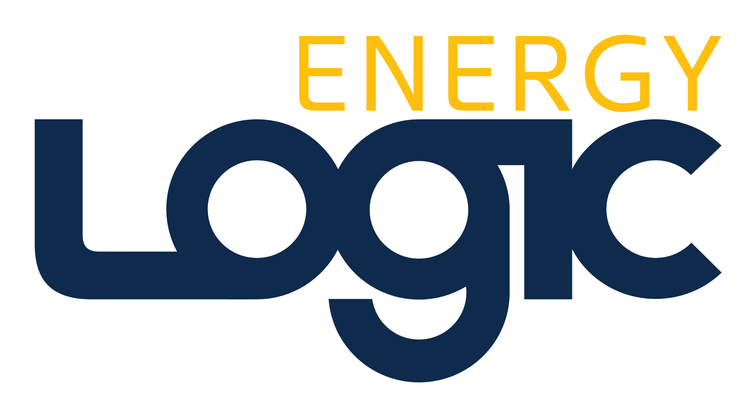 Logo mit dem Wort 'LOGIC' in dunklem Blau und 'ENERGY' in Gelb darüber