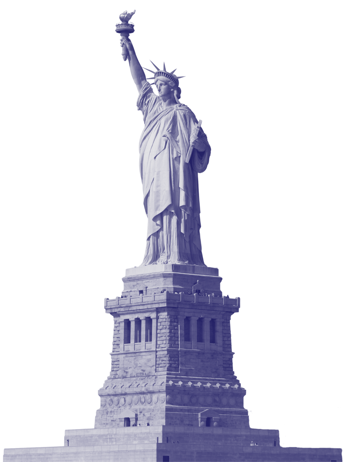 Statue of Liberty Blue
