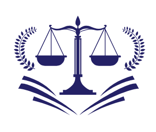 Law and Justice in Book Icon