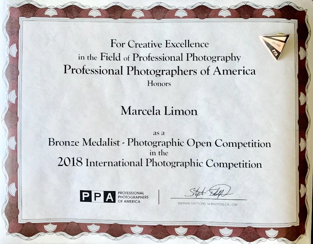 A Bronze Medalist in the International Photographic Competition 2018!