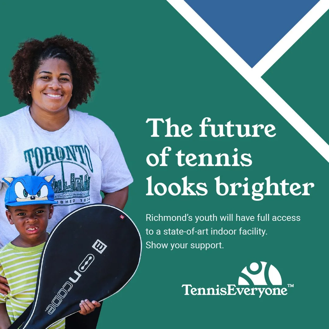 🎾 Richmond, it&rsquo;s time to serve up something BIG! The vision for RVA&rsquo;s first state-of-the-art indoor tennis facility is moving forward &mdash; and we need your voice to help make it happen.

This new facility will be the home of the Black