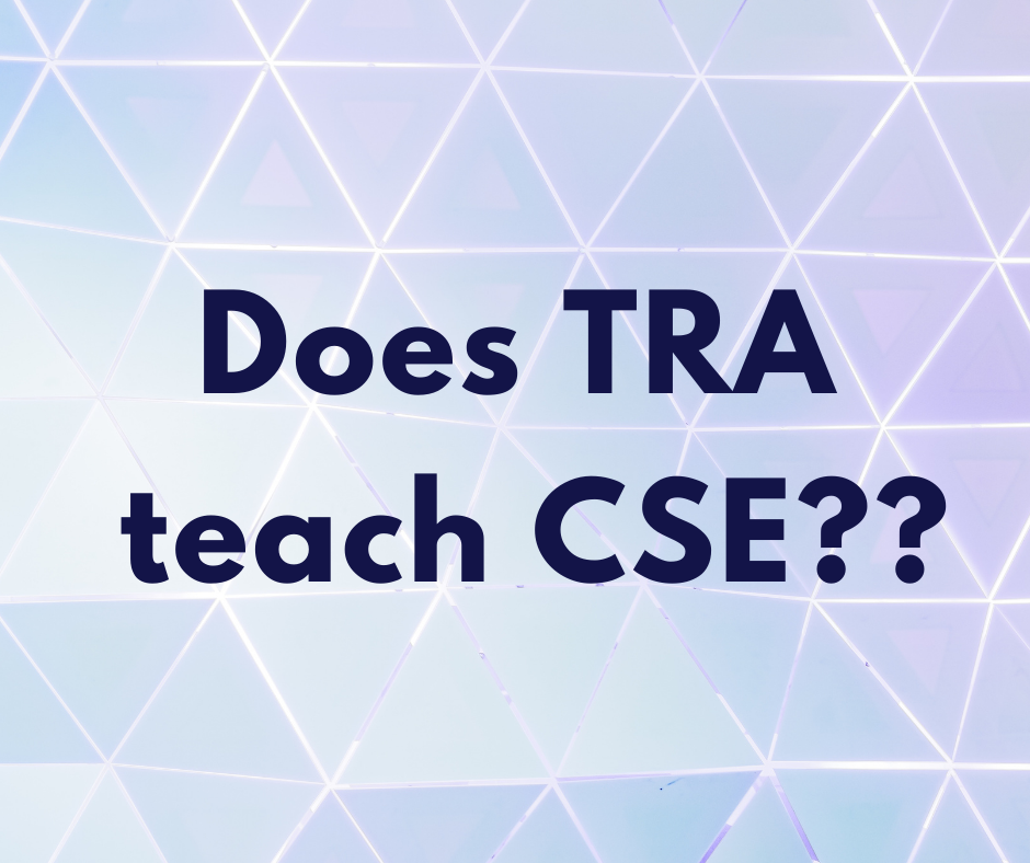 DOES THE RIVER ACADEMY TEACH CSE?