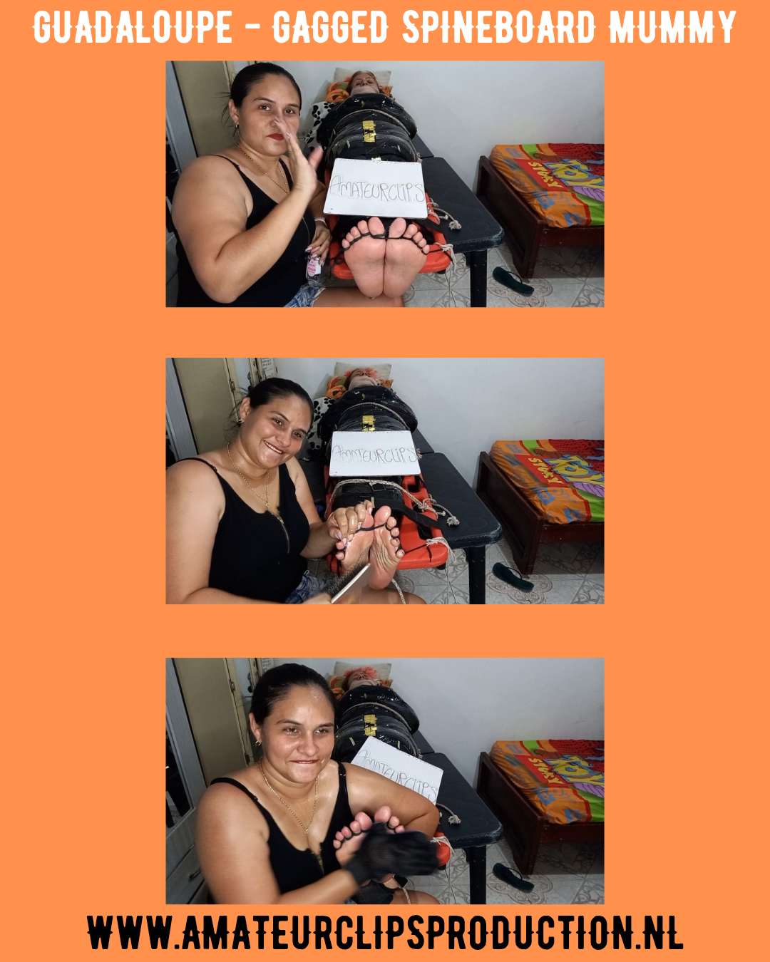 GUADALOUPE - GAGGED SPINEBOARD MUMMY (8:09)