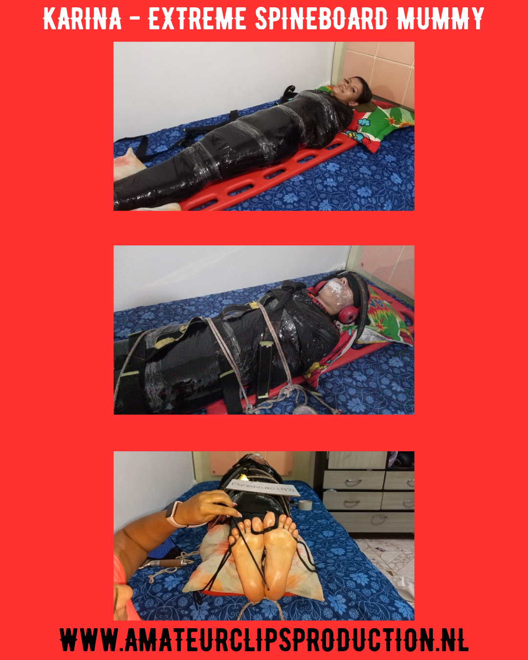 KARINA - EXTREME SPINEBOARD MUMMY (10:09)