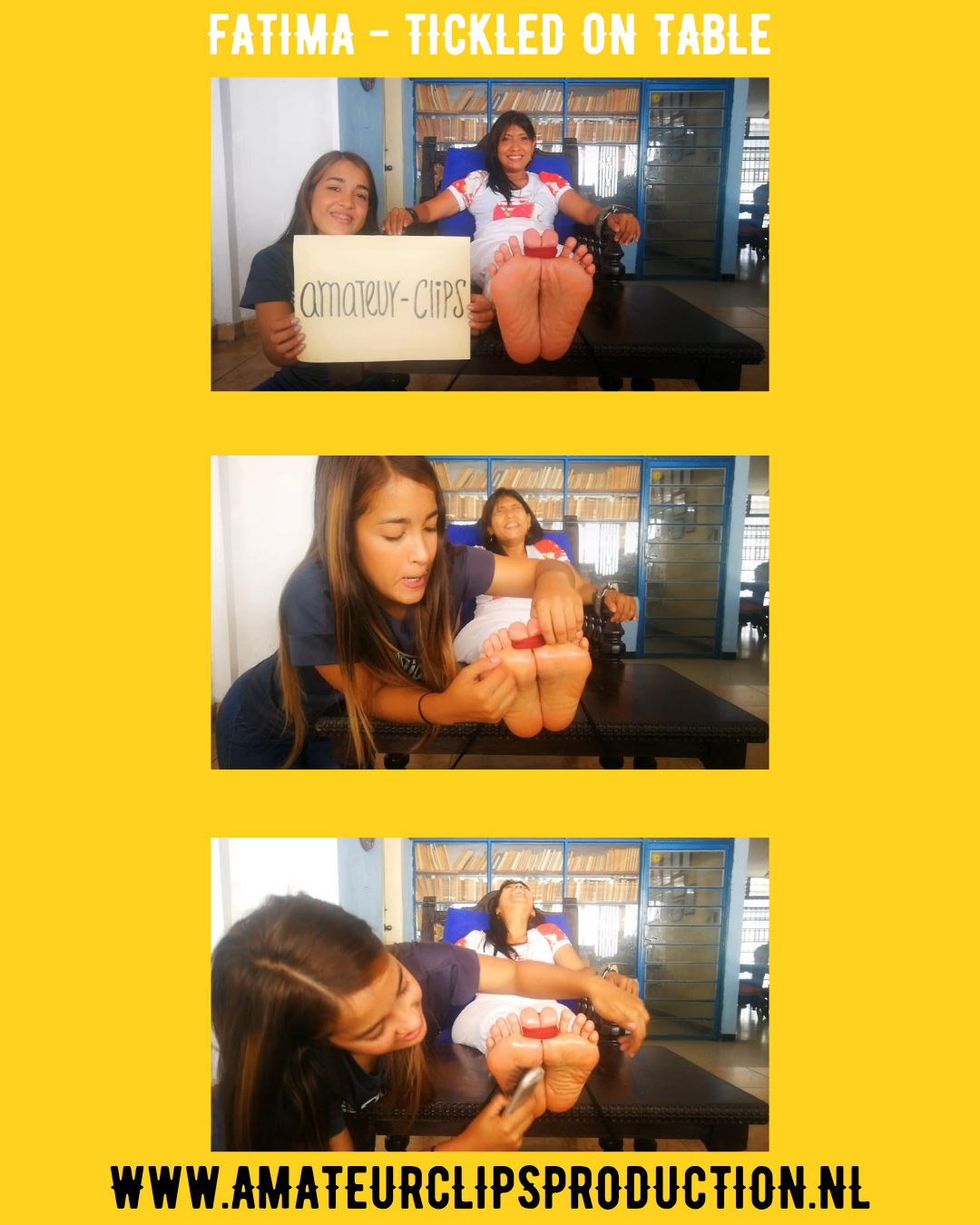 FATIMA - TICKLED ON TABLE (5:17)