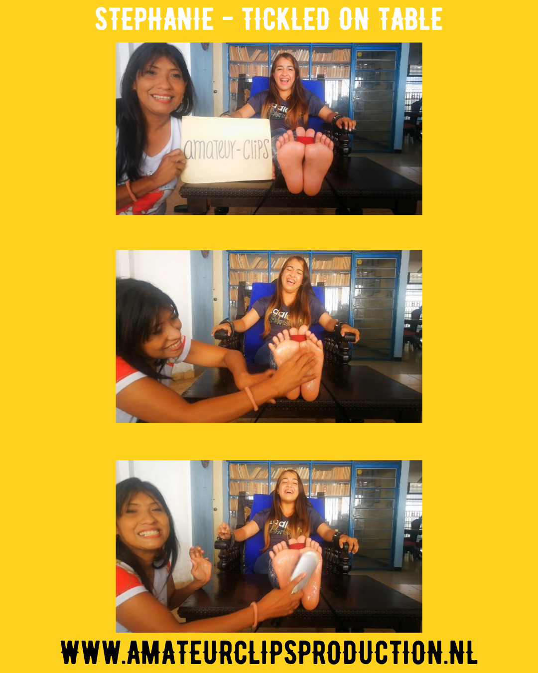 STEPHANIE - TICKLED ON TABLE (5:16)