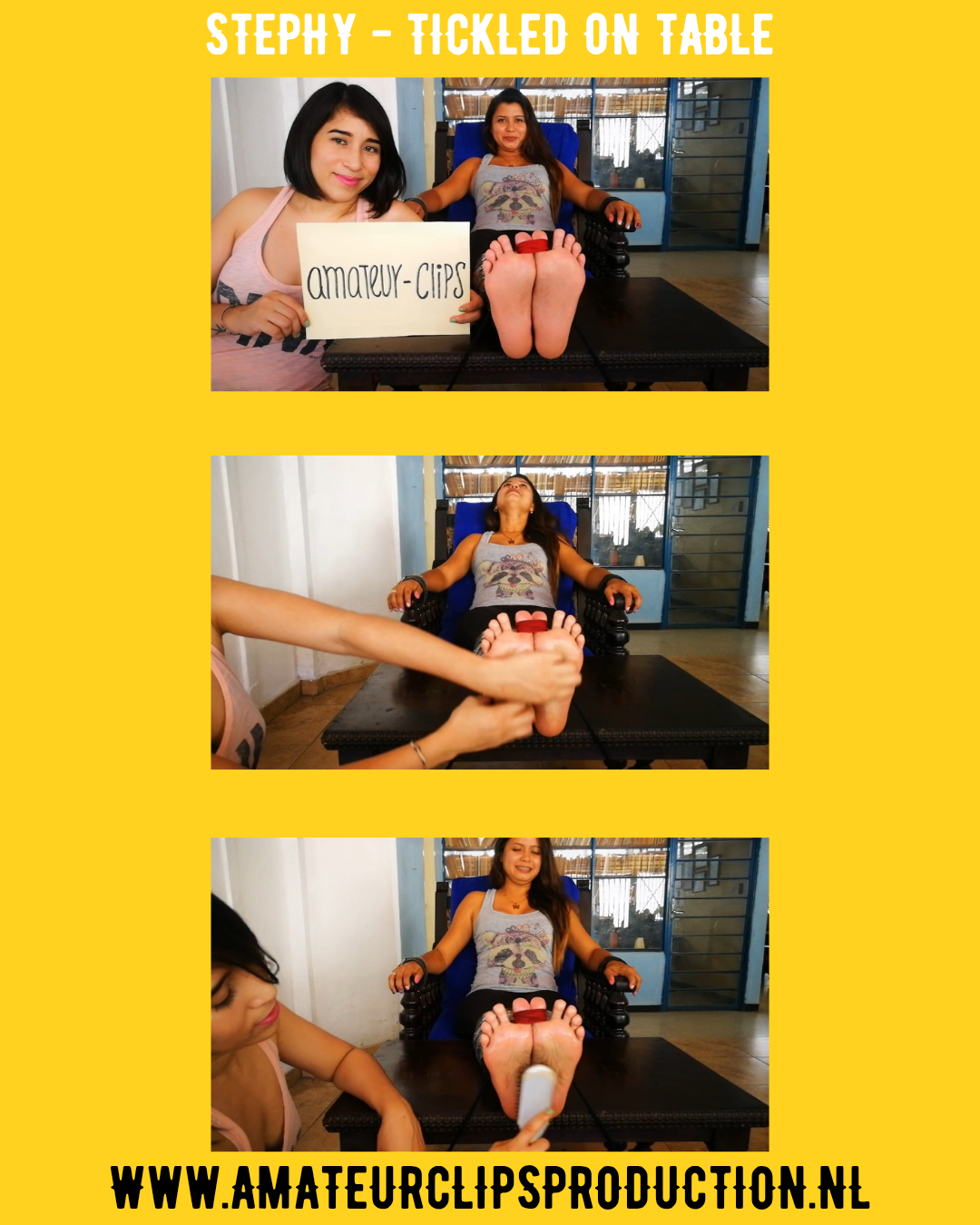 STEPHY - TICKLED ON TABLE (5:17)