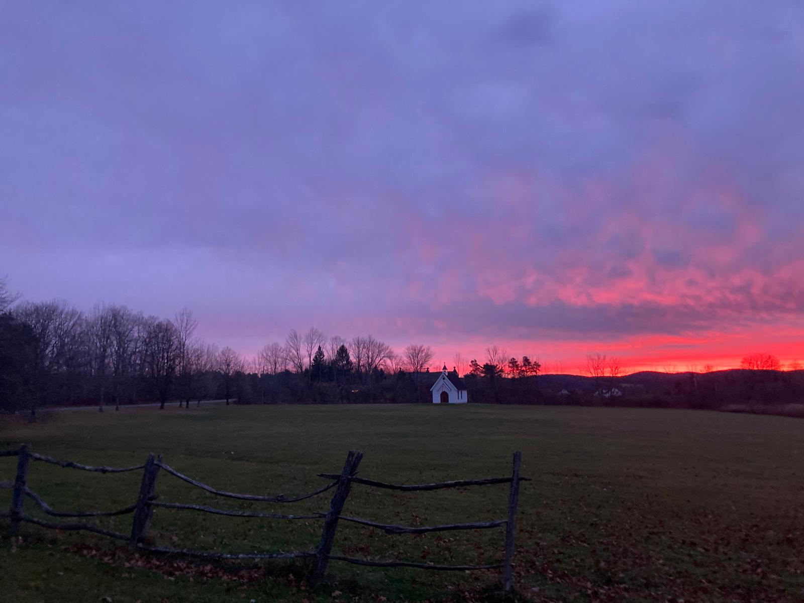 Red Sky at dawn