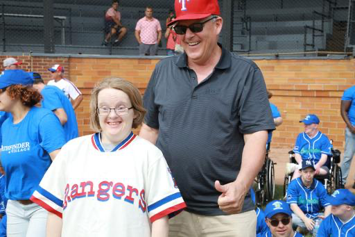 Gary Holle and Linda at Doubleday Field, Cooperstown, NY 