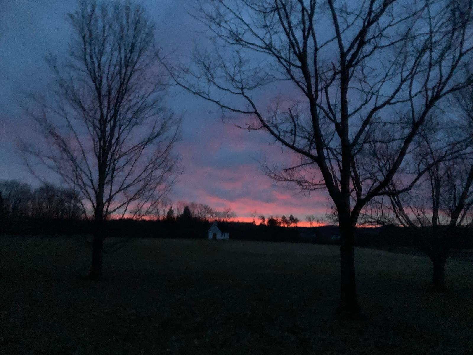 Last light of evening