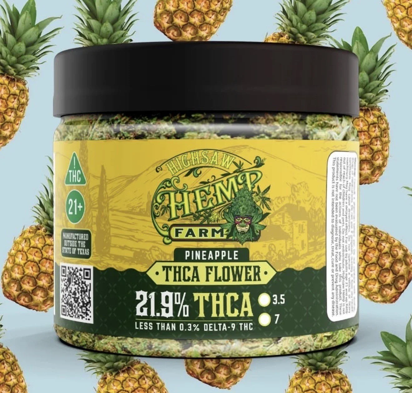 HIGH SAW HEMP 3.5G THCA FLOWER