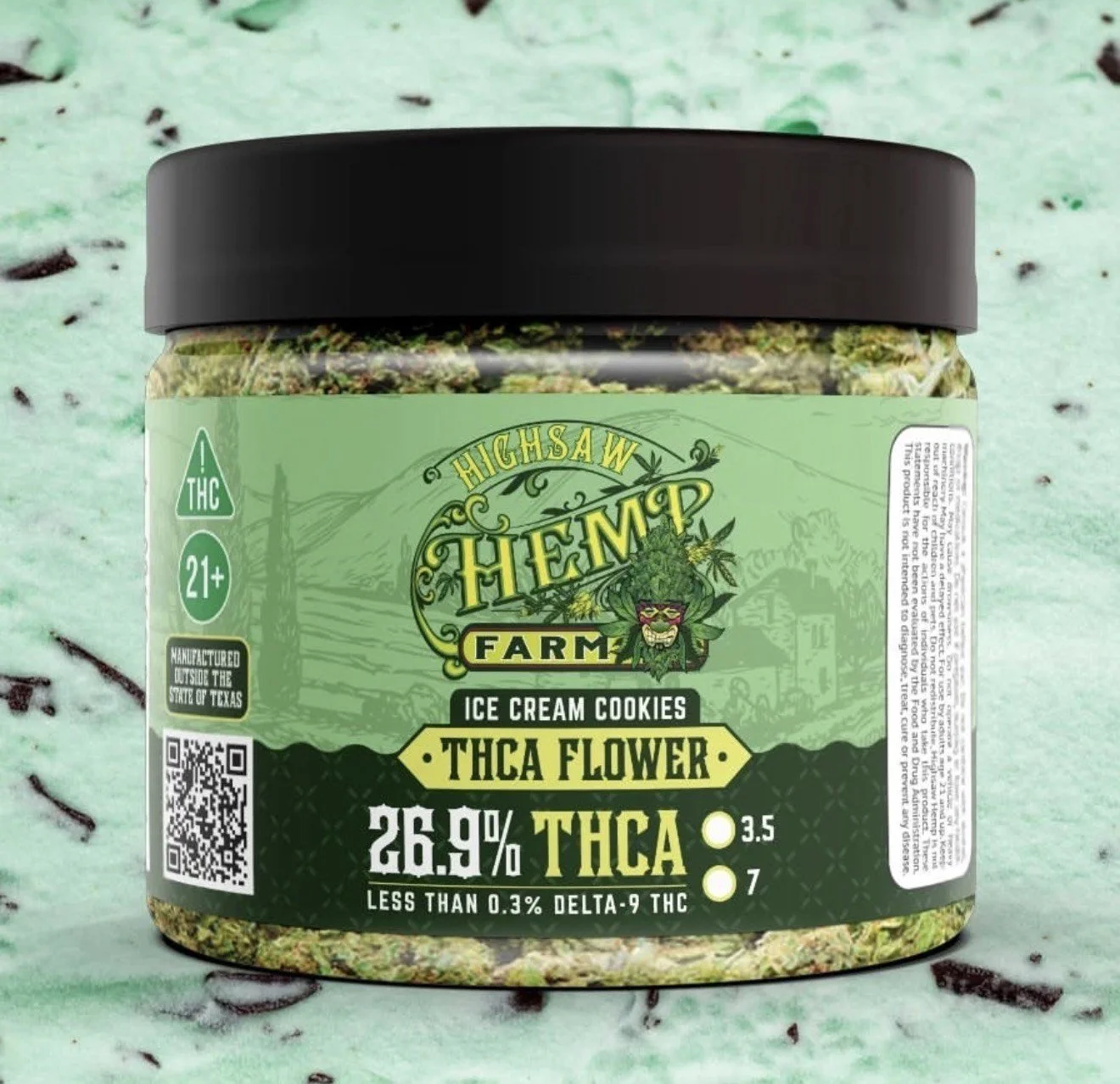 HIGH SAW HEMP 3.5G THCA FLOWER ICC