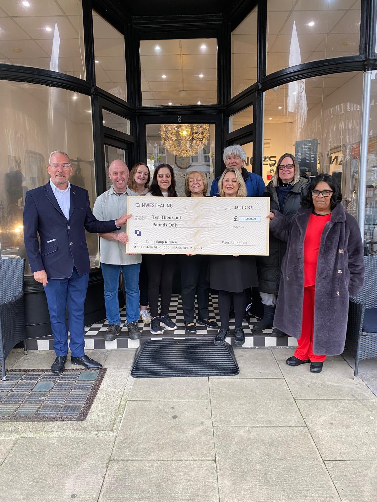 InWestEaling Raises £10,000 for Ealing Soup Kitchen in Christmas Raffle